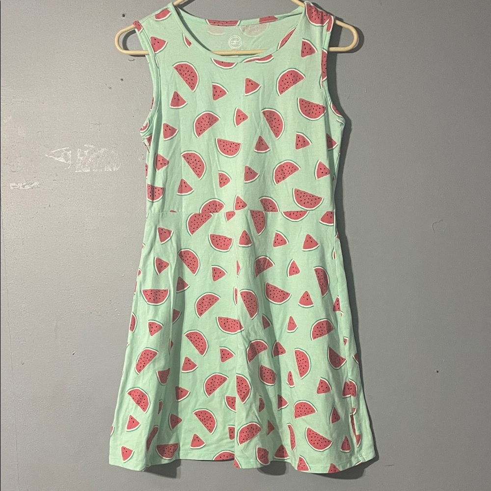 Wonder Nation Mint Watermelon Slice Dress
